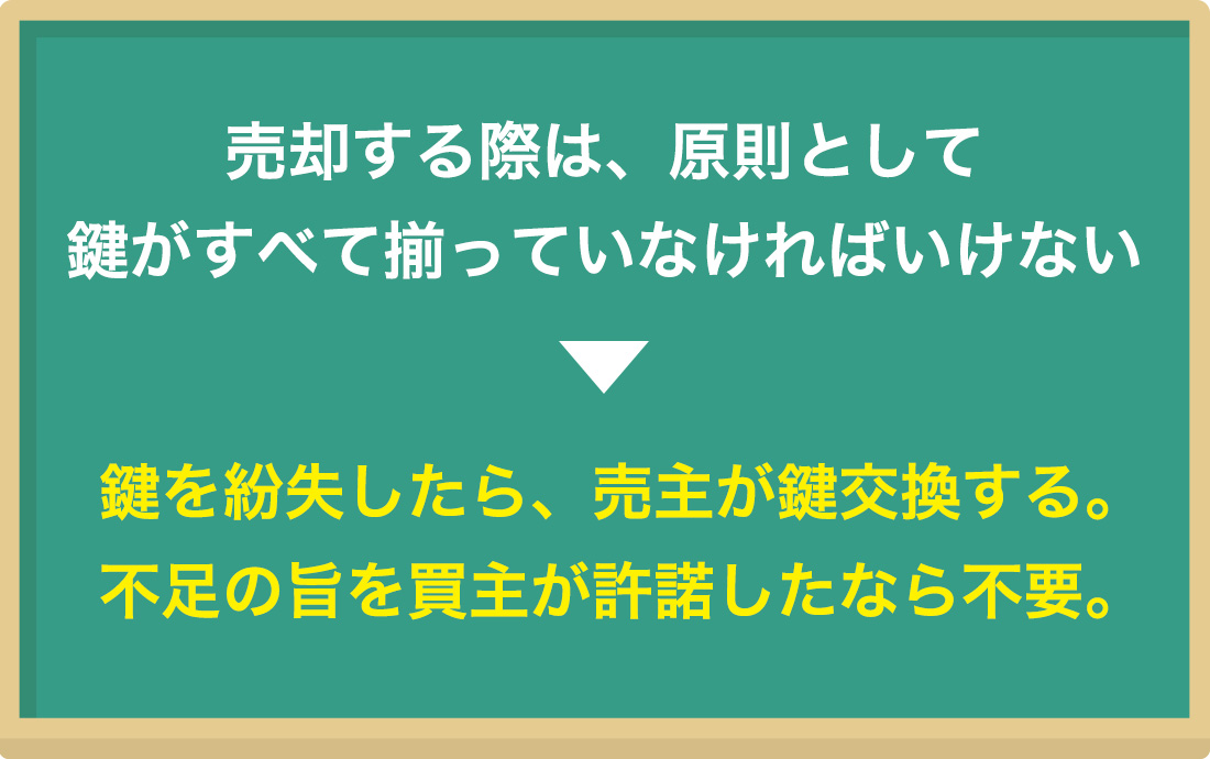 売却や退去時の鍵交換費用