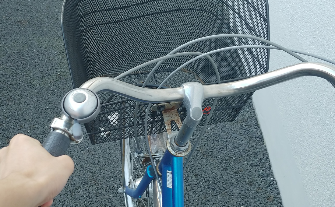 家の近くで自転車の鍵をなくした時