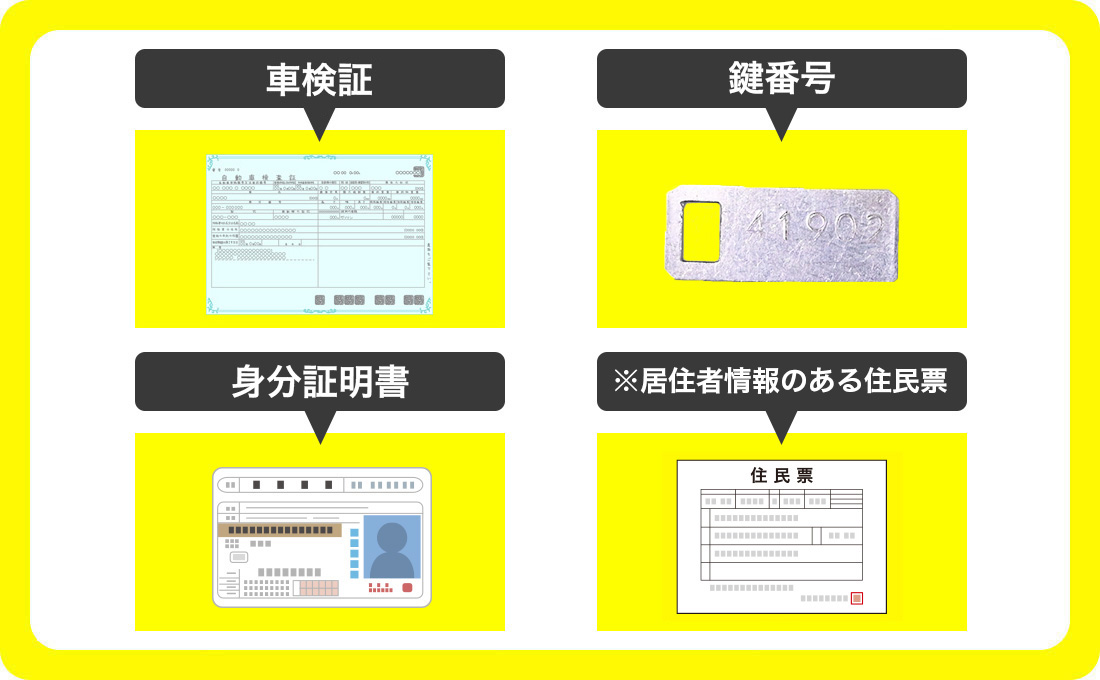 紛失した状態でスマートキーを作成するのに必要なもの